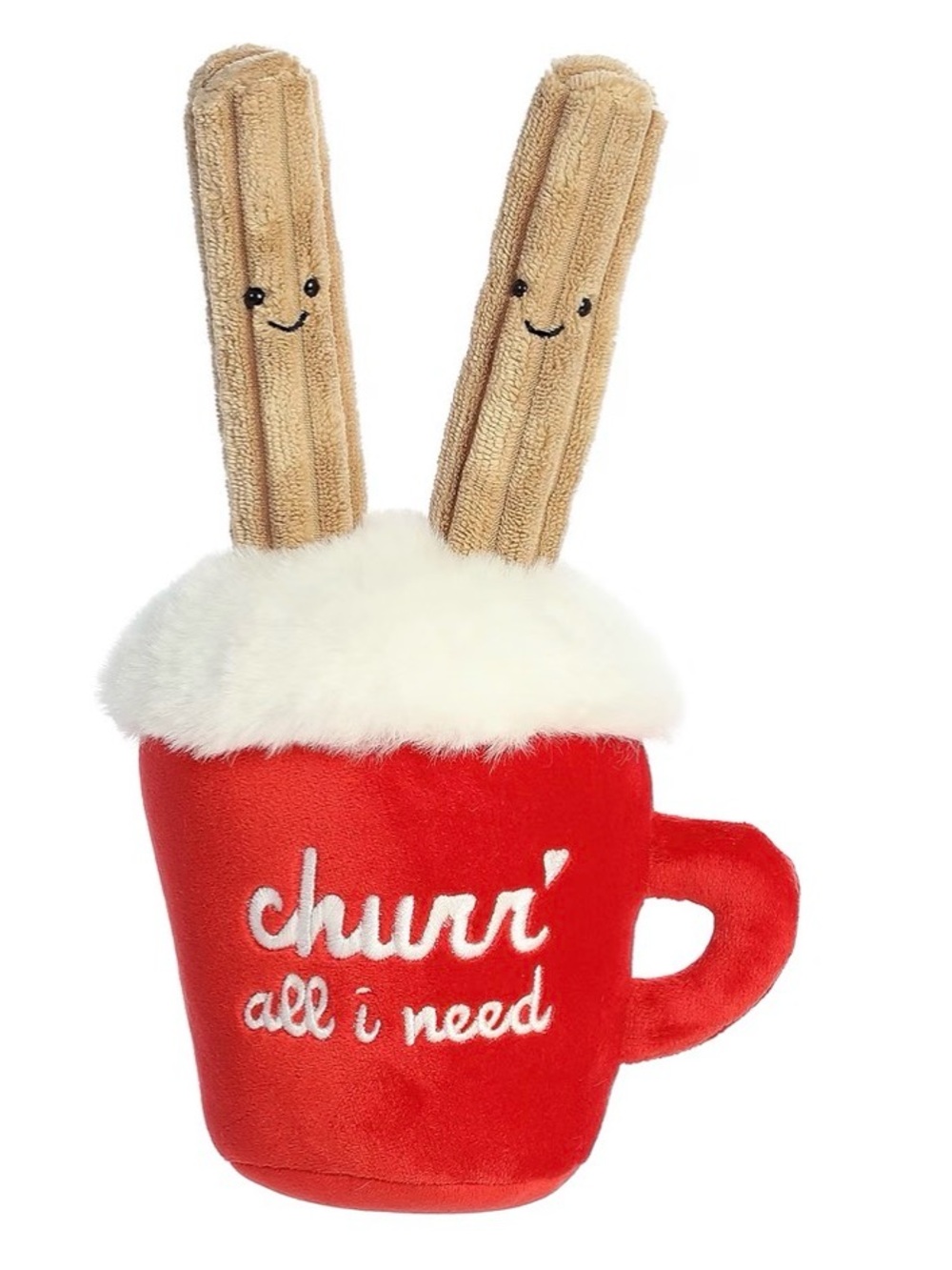 “Churr all I Need” Churro Coffee Plush - NWT